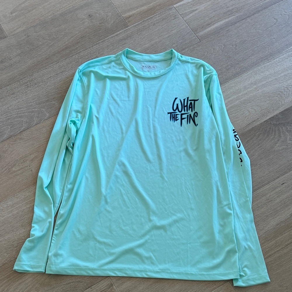 Mint Long Sleeve Graphic swim rash guard